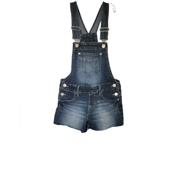 Girls Jordache Overall Shorts - Picture 2 of 9